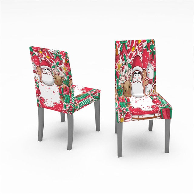 Stretchable Christmas Chair Covers