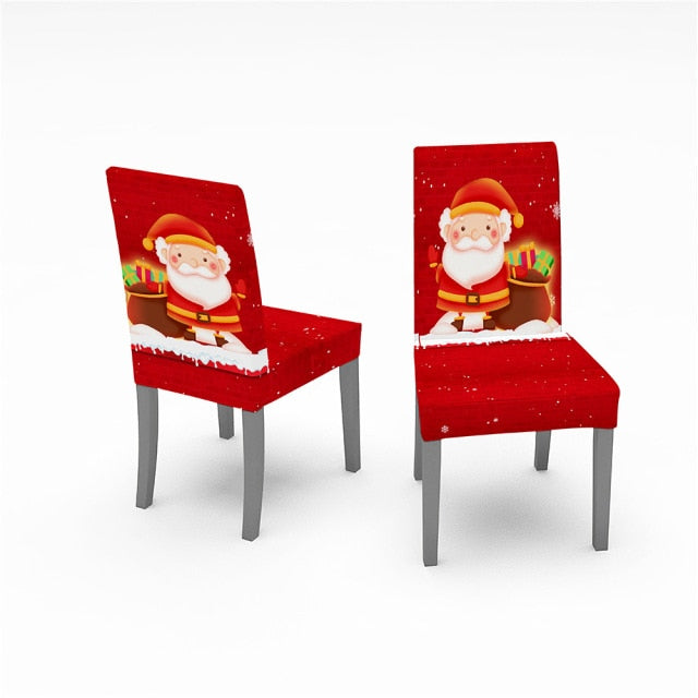 Stretchable Christmas Chair Covers