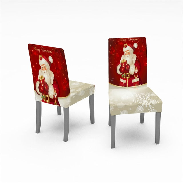 Stretchable Christmas Chair Covers