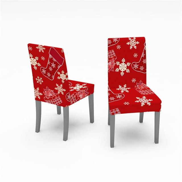 Stretchable Christmas Chair Covers