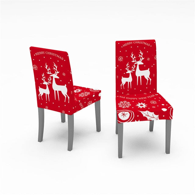 Stretchable Christmas Chair Covers