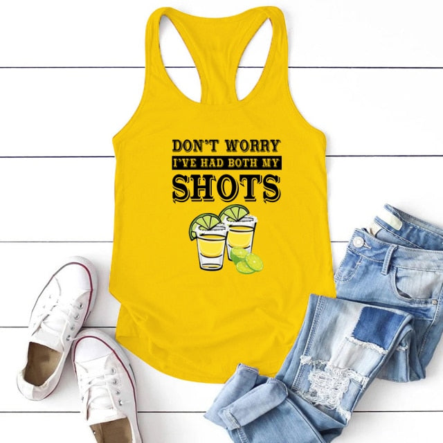 Women's Don't Worry I’ve Had Both My Shots Tank Top