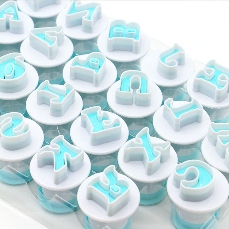 Alphabet Fondant Plunger Cutter