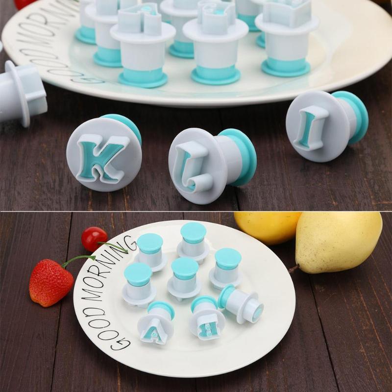 Alphabet Fondant Plunger Cutter