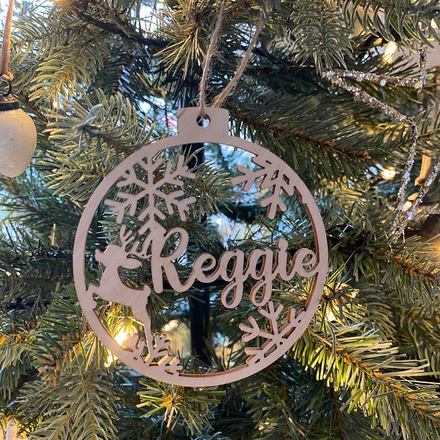 PERSONALIZED DOG/CAT PAW CHRISTMAS ORNAMENT