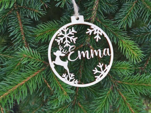 PERSONALIZED DOG/CAT PAW CHRISTMAS ORNAMENT