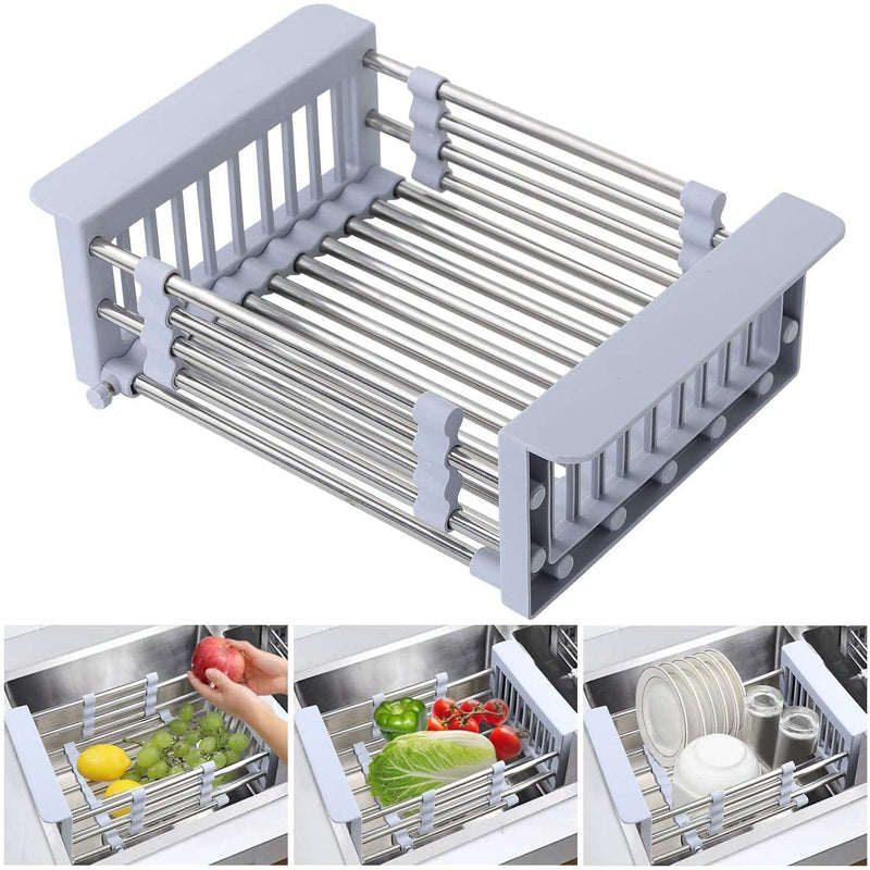 Stainless Steel Telescopic Drain Basket