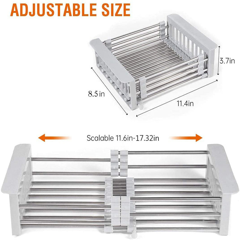 Stainless Steel Telescopic Drain Basket