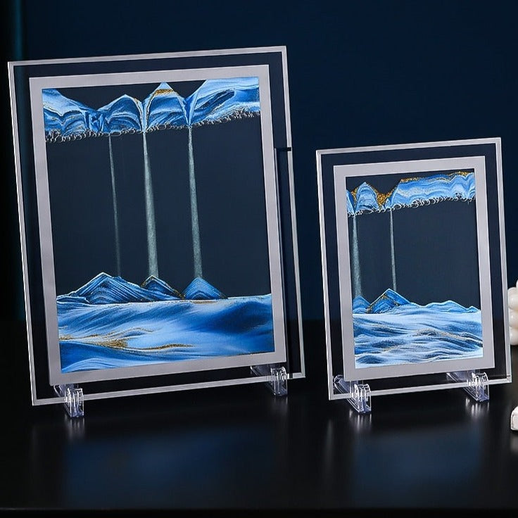 3D Dreamlike Real - Time Landscape Hourglass Artwork