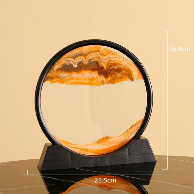 3D Dreamlike Real - Time Landscape Hourglass Artwork