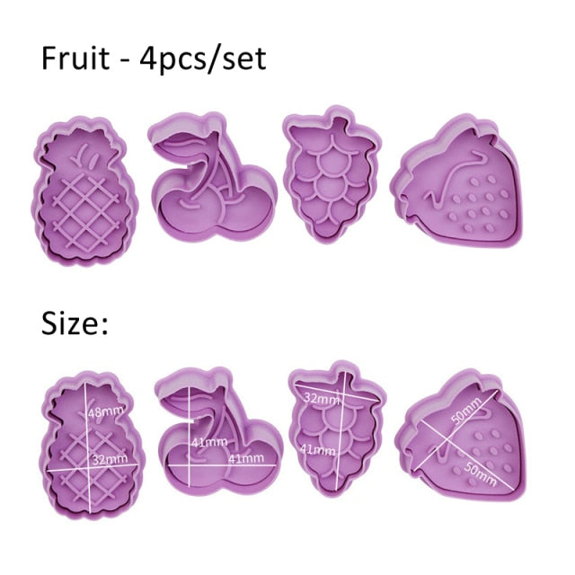 Perfect Stamp Biscuit Mold (4 PCS)