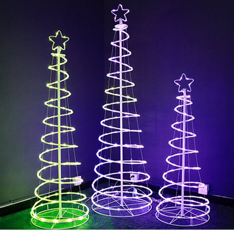 The Choreographed Light Show Tree