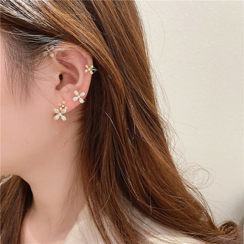 ZIRCON EARRINGS WITHOUT PIERCED