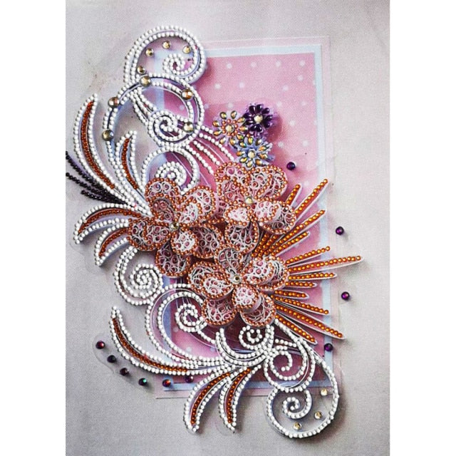 Diamond Painting - Crystal Rhinestone - Flowers