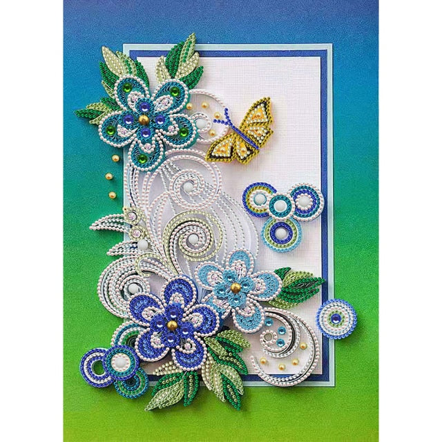 Diamond Painting - Crystal Rhinestone - Flowers