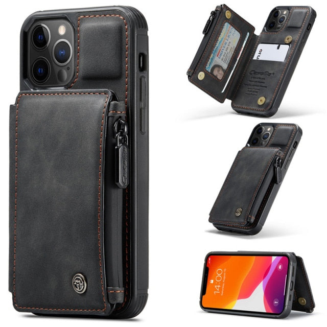 Genuine Leather Phone Wallet Case