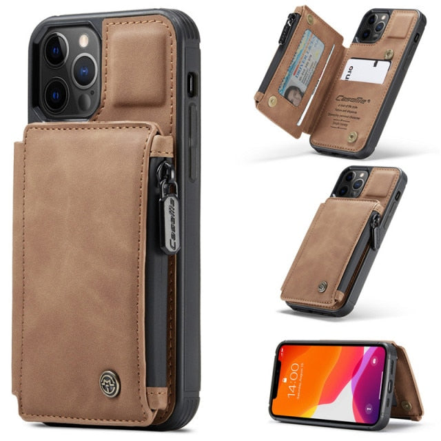 Genuine Leather Phone Wallet Case