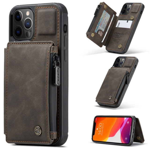 Genuine Leather Phone Wallet Case