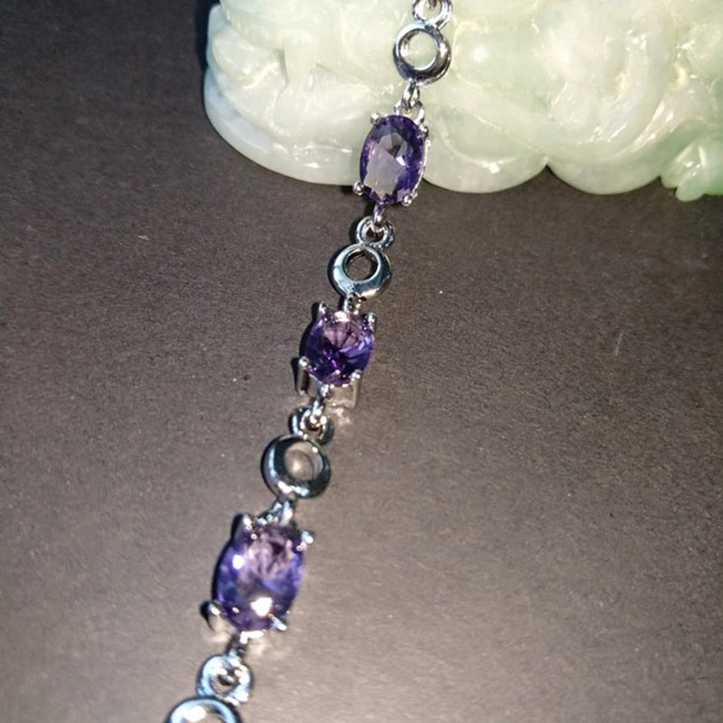 AMETHYST GEM FITANDSLIM BRACELET