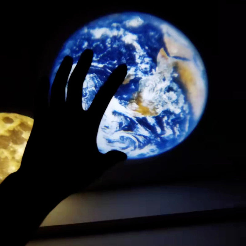 MOON EARTH PROJECTION LED LAMP