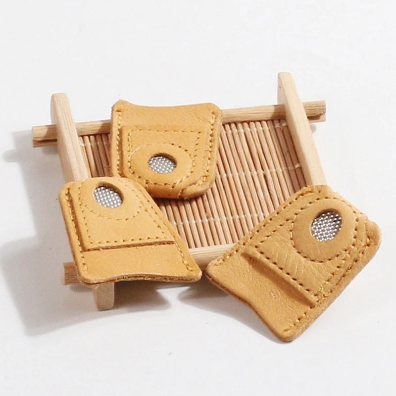 Leather Sewing Thimble Finger Cot