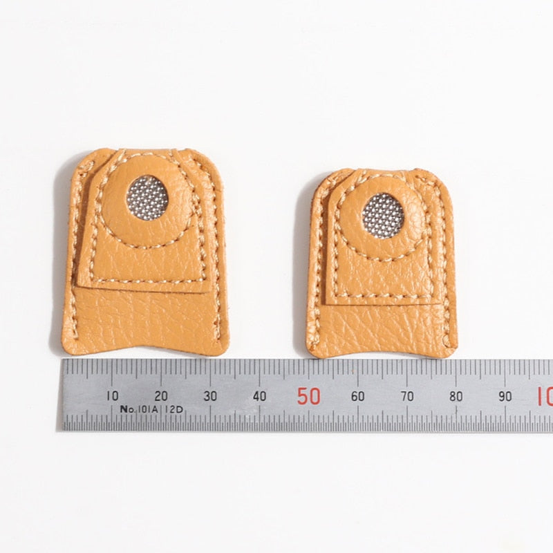 Leather Sewing Thimble Finger Cot