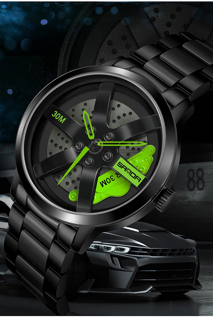 3D Wheel Brake Caliper Watch