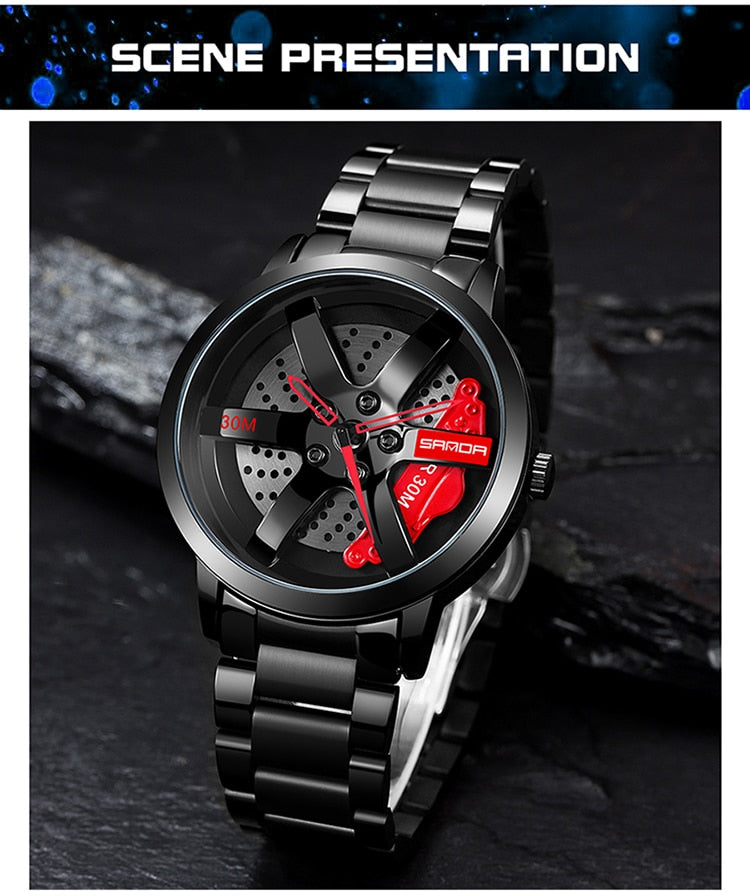 3D Wheel Brake Caliper Watch