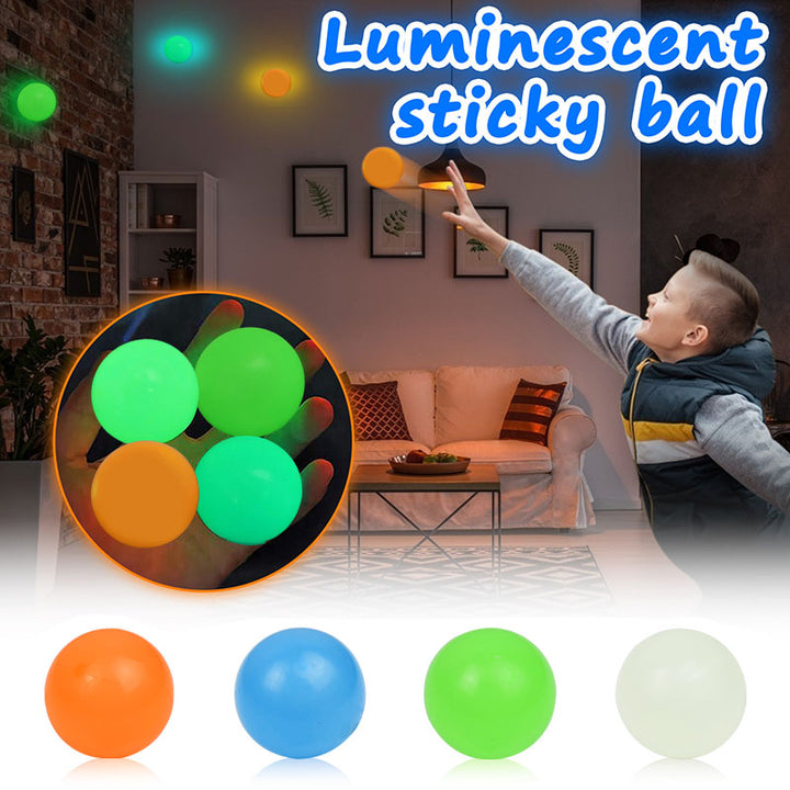 Luminous Sticky Wall Ball Toy